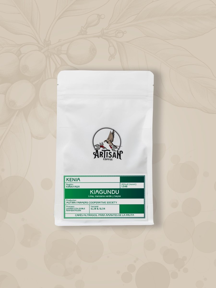 Kiagundu – Café de Kenia · Lavado con doble fermentación - Artisancoffee