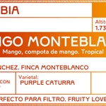 Mango Monteblanco. Café de Colombia. Cofermentado - Artisancoffee