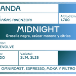 Midnight. Café de Uganda. Lavado - Artisancoffee