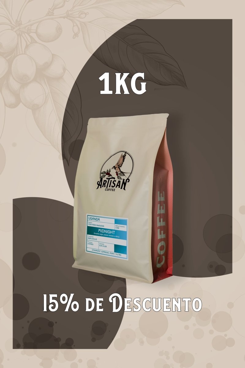 Midnight. Café de Uganda. Lavado - Artisancoffee