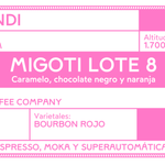 Migoti Lote 8. Café de Burundi. Natural - Artisancoffee