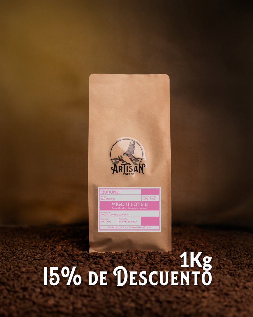 Migoti Lote 8. Café de Burundi. Natural - Artisancoffee