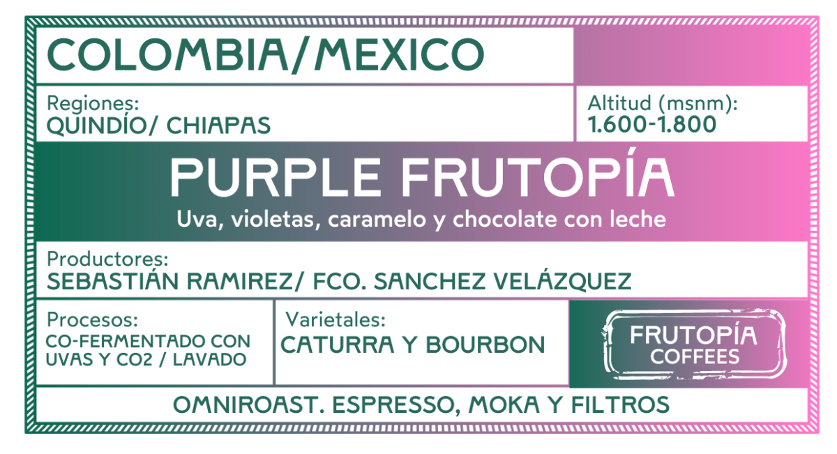 Purple Frutopía. Blend de cafés de Colombia y Mexico - Artisancoffee