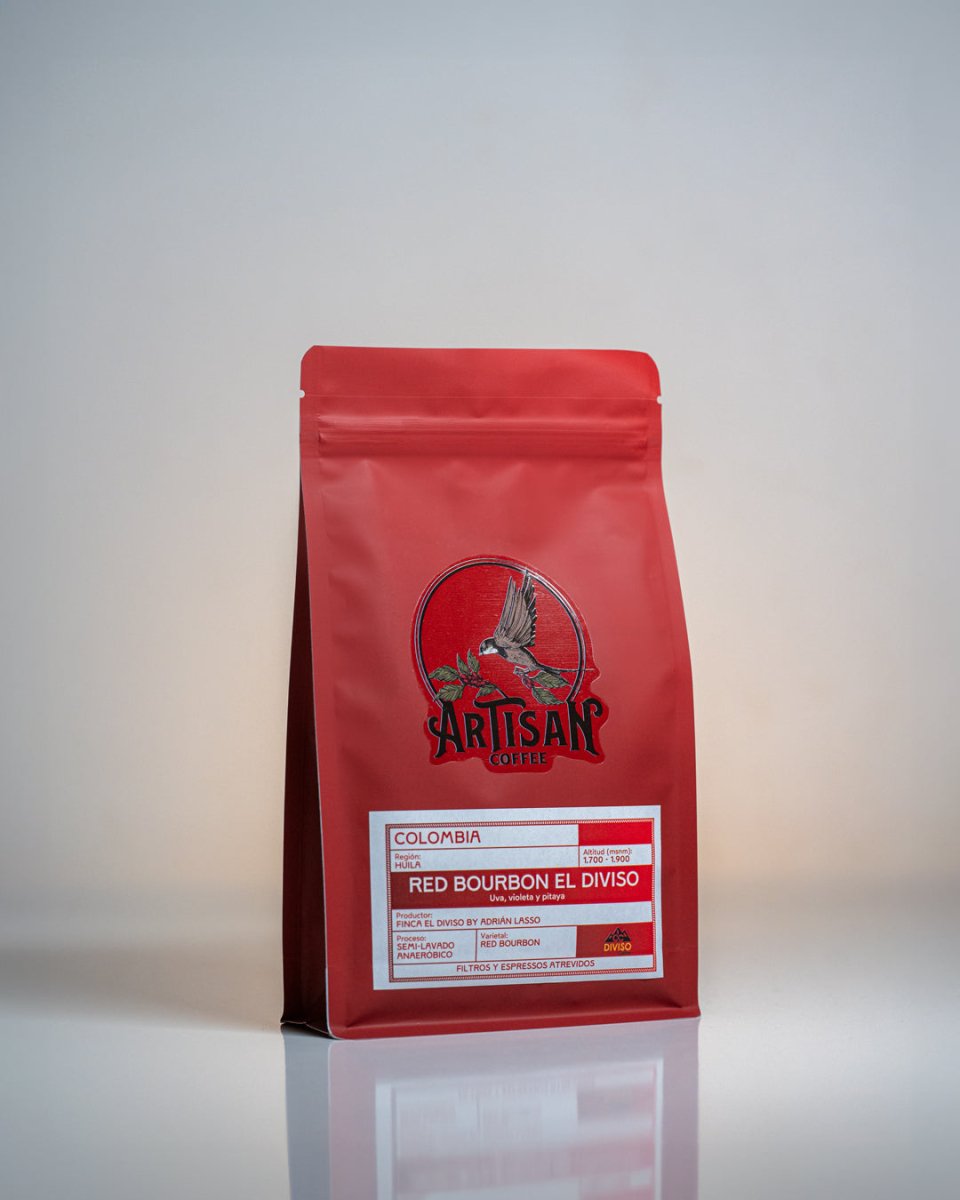 Red Bourbon Diviso. Huila. Café de Colombia. Semi - Lavado Anaeróbico - Artisancoffee