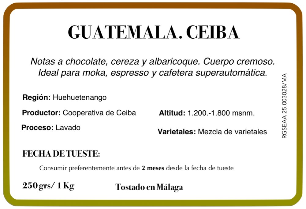 Café de Guatemala. Ceiba. Lavado - Artisancoffee