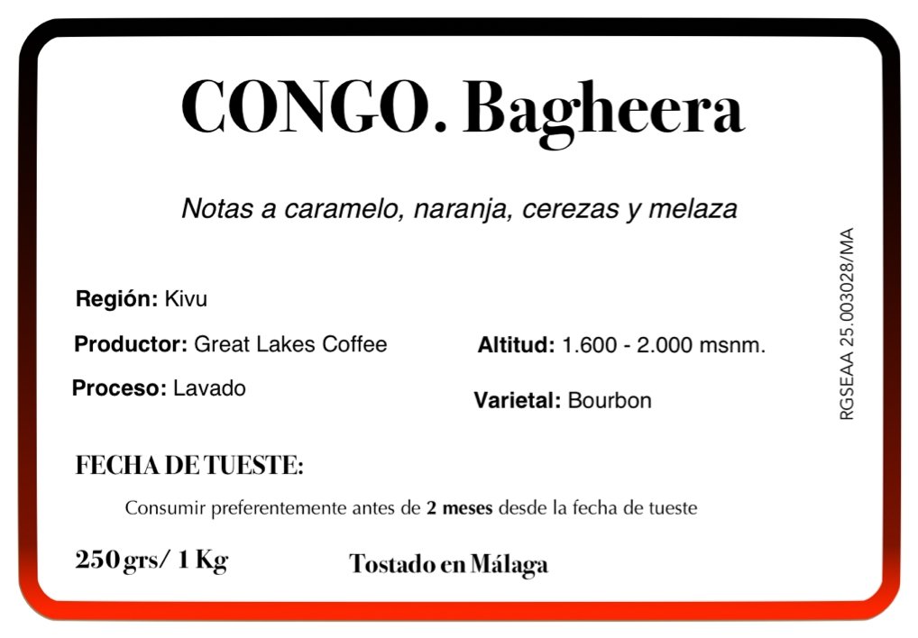 Café de RD el Congo. Bagheera - Artisancoffee