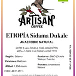 Sidama Dukale. Café de Etiopía. Natural Anaeróbico. - Artisancoffee