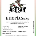 Suke. Café de Etiopía. Natural - Artisancoffee